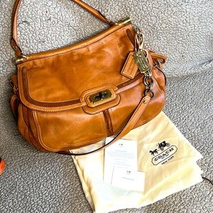 Dark tan purse